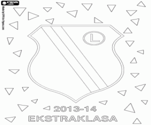 malvorlagen Legia Warschau, Meister 2013-2014 ausmalbilder
