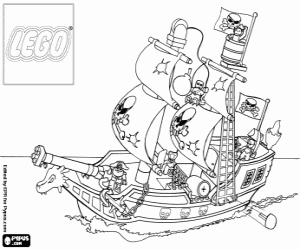 malvorlagen Lego Piratenschiff ausmalbilder