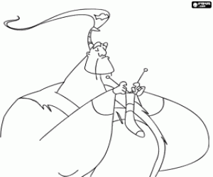 malvorlagen Lian Chu, der Jäger der Drachen ausmalbilder