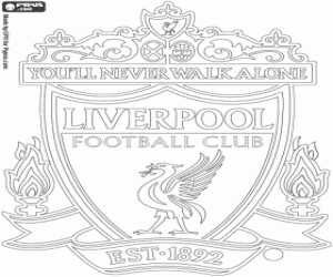 malvorlagen Liverpool FC-Schild ausmalbilder