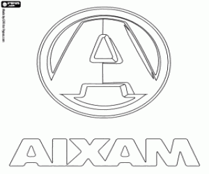 malvorlagen Logo der Aixam ausmalbilder