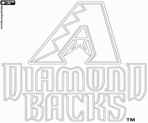 malvorlagen Logo der Arizona Diamondbacks ausmalbilder
