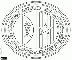 malvorlagen Logo der ASA de Arapiraca ausmalbilder