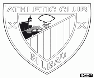malvorlagen Logo der Athletic Club de Bilbao ausmalbilder