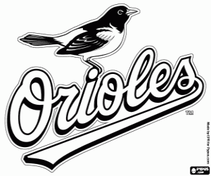 malvorlagen Logo der Baltimore Orioles ausmalbilder