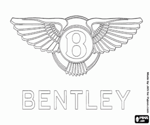 malvorlagen Logo von Bentley ausmalbilder