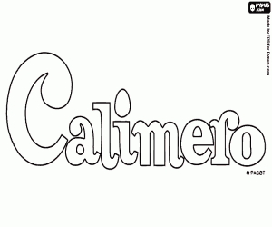 malvorlagen Logo von Calimero ausmalbilder