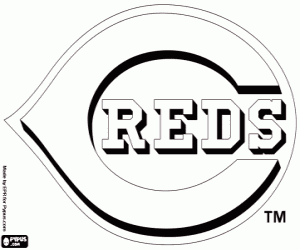 malvorlagen Logo der Cincinnati Reds ausmalbilder