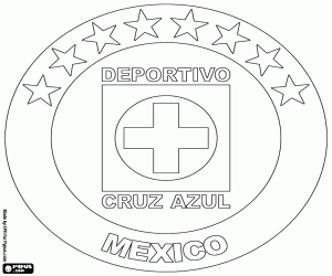 malvorlagen Logo von Cruz Azul FC ausmalbilder