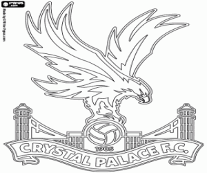malvorlagen Logo des Crystal Palace F.C. ausmalbilder