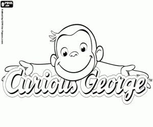 malvorlagen Logo von Curious George ausmalbilder