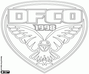 malvorlagen Logo von Dijon FCO ausmalbilder