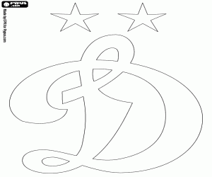 malvorlagen Logo von Dynamo Moskau ausmalbilder
