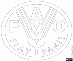 malvorlagen Das Logo der FAO ausmalbilder