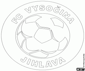 malvorlagen Logo des FC Vysočina Jihlava ausmalbilder
