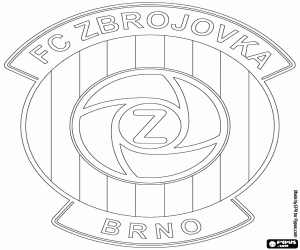 malvorlagen Logo des FC Zbrojovka Brünn ausmalbilder