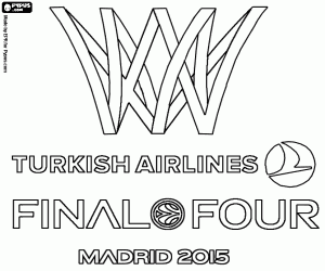 malvorlagen Logo Final Euroleague Madrid 2015 ausmalbilder