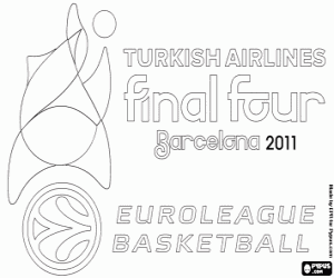 malvorlagen Logo Final Four Barcelona 2011 ausmalbilder