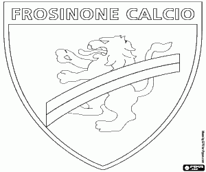malvorlagen Logo von Frosinone Calcio ausmalbilder