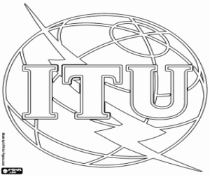 malvorlagen Das Logo der ITU ausmalbilder