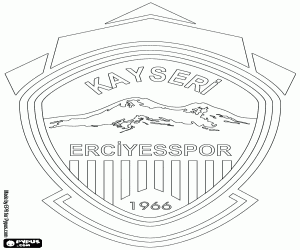 malvorlagen Logo von Kayseri Erciyesspor ausmalbilder