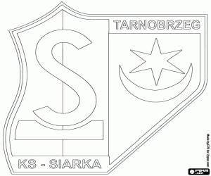 malvorlagen Logo der KS Siarka Tarnobrzeg ausmalbilder