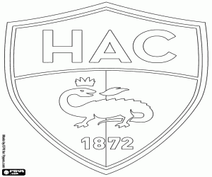 malvorlagen Logo von Le Havre AC ausmalbilder