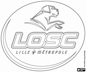 malvorlagen Logo des Lille ausmalbilder