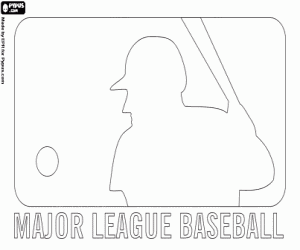 malvorlagen Logo der Major League Baseball ausmalbilder