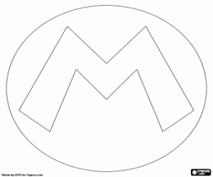 malvorlagen Logo von Mario ausmalbilder