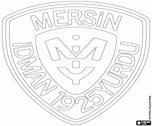 malvorlagen Logo von Mersin İdmanyurdu SK ausmalbilder