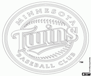 malvorlagen Logo der Minnesota Twins ausmalbilder