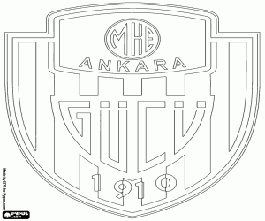malvorlagen Logo von MKE Ankaragücü ausmalbilder