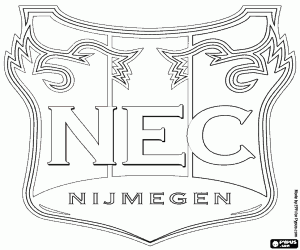 malvorlagen Logo von NEC Nijmegen ausmalbilder