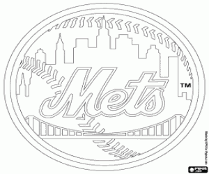 malvorlagen Logo der New York Mets ausmalbilder