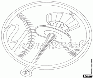 malvorlagen Logo der New York Yankees ausmalbilder