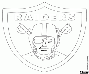 malvorlagen Logo der Oakland Raiders ausmalbilder