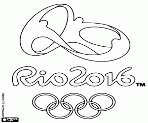 malvorlagen Logo der Olympischen Spiele Rio 2016 ausmalbilder