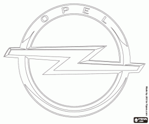 malvorlagen Logo von Opel ausmalbilder