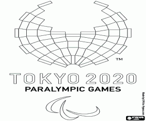 malvorlagen Logo Paralympische Spiele Tokio 2020 ausmalbilder