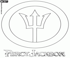 malvorlagen Logo von Percy Jackson ausmalbilder