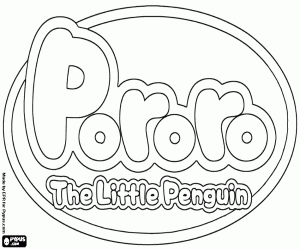 malvorlagen Logo der Pinguin Pororo ausmalbilder