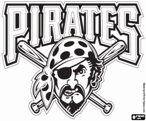 malvorlagen Logo der Pittsburgh Pirates ausmalbilder