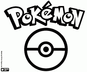malvorlagen Logo der Pokemon und Pokeball ausmalbilder