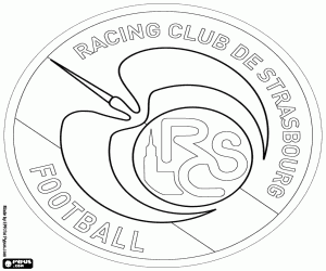 malvorlagen Logo des RC Strasbourg ausmalbilder