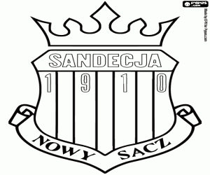 malvorlagen Logo der Sandecja Nowy Sącz ausmalbilder