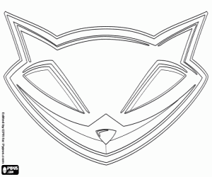 malvorlagen Logo von Sly Raccoon, Sly Cooper ausmalbilder