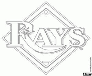 malvorlagen Logo der Tampa Bay Rays ausmalbilder