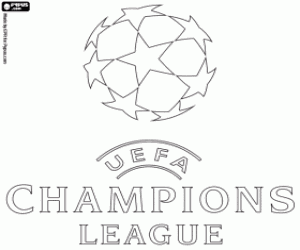 malvorlagen Logo der UEFA Championsleague ausmalbilder