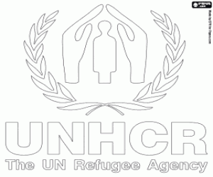malvorlagen Logo des UNHCR ausmalbilder